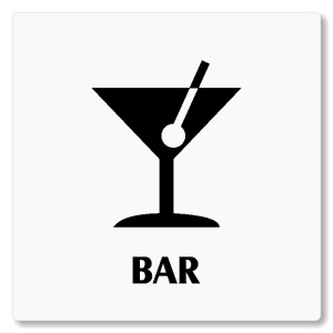 Bar, 100x100mm, bílá, Nevada